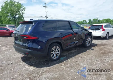 2025 Toyota Grand Highlander Limited z USA, uszkodzony, nr VIN 5TDAAAB53SS077851